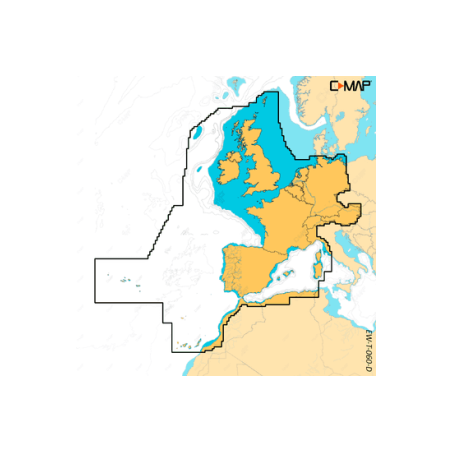 C-MAP DISCOVER X - Central-West Europe