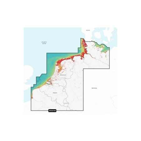 Navionics Vision+ NVEU0076R - België, Nederland, Luxemburg en Duitsland (west)