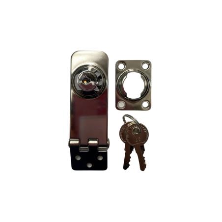 RVS overval 76x30 mm afsluitbaar