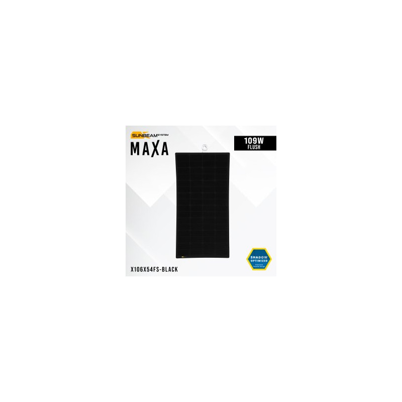 Maxa 109W Flush Black (custom) zonnepaneel