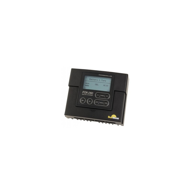 FOX-260 voor 1 accu met LCD