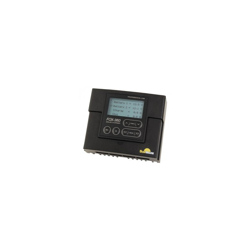 FOX-360 voor 2 accu's met LCD