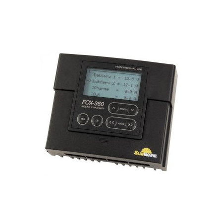 FOX-360 voor 2 accu's met LCD