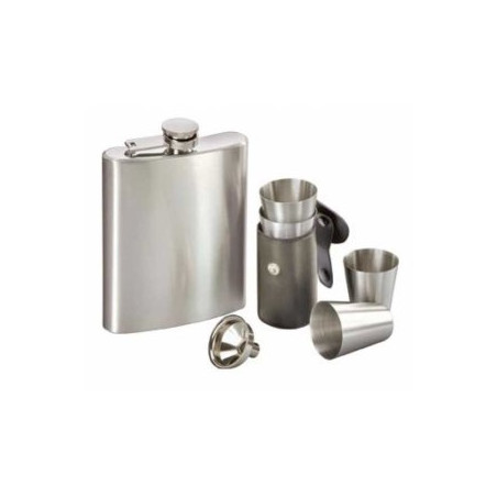 RVS heupfles set "Major"