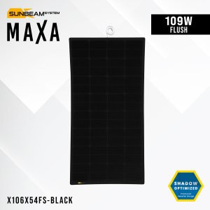 Maxa 109W Flush Black (custom) zonnepaneel