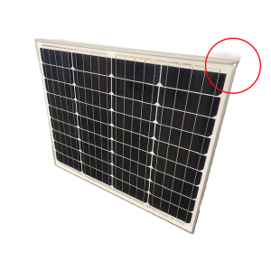 Zonnepaneel 55W-12V (klein deukje in de hoek)