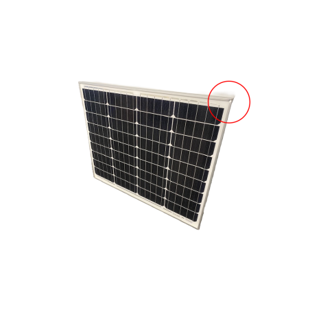 Zonnepaneel 55W-12V (klein deukje in de hoek)