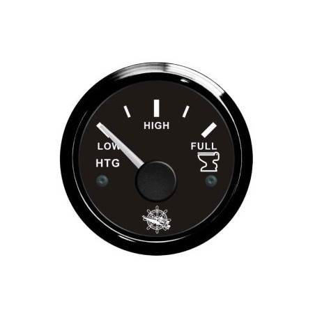 Osculati blackwater gauge 10/180 ohm black/black