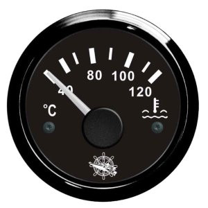 Osculati water temperature gauge 40/120° black/black