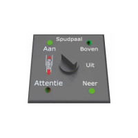 Kabels, bedieningspanelen en dual verloop station