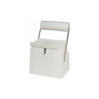 Stuurstoel voor open boten met neerklapbare rugleuning