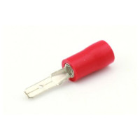 Tongstekkers en vlakstekkers 2.8 x 0.5 mm rood