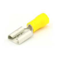 Tongstekkers en vlakstekkers 9.5 x 1.2 mm geel