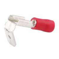 Vlakstekkers met tong 6.3 x 0.8 mm