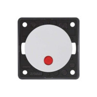 Controle-uitschakelaar 2-polig met opdruk "0", 230V